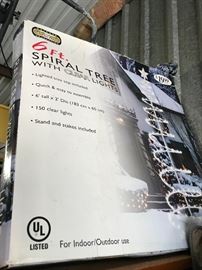 6ft spiral tree new in box, I have two of these! 