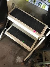 vintage slim step ladder 