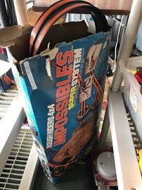 vintage car track in box