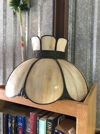 old tiffany style bar lamp shade..