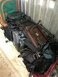 so much luggage- come take a vacation and buy my luggage cheap! Please