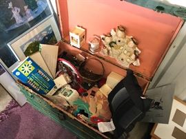 a trunk filled with goodies 