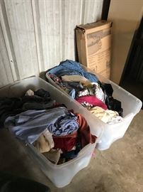 Fill a bag event, fill a plastic bag that we provide for $4 full of clothes! 