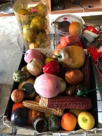 staging a home? I have lots of fake fruit/veggies just for you! 