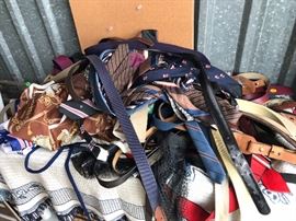 belts, ties, scarfs galore! 