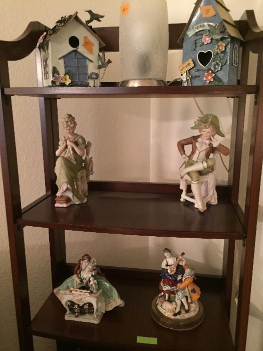 Antique Bisque figurines, porcelain figurines.