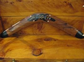 Artisan Painted Boomerang