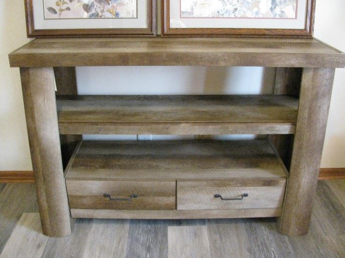 Rustic Table Shelf