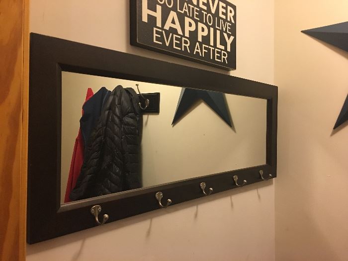 mirror coat hanger