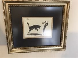 Framed artwork