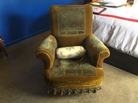 Another vintage velvet chair