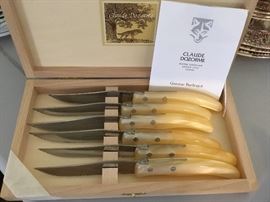 Claude Dozorme set of knives