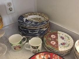 Hybrid Seletti 40+ piece set of dishes Italy - unusual and very hard to find!