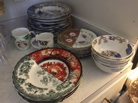 Hybrid Seletti 40+ piece set of dishes Italy - unusual and very hard to find!