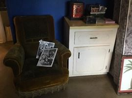 Storage cabinet , DVD’s and vintage movies 