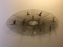 Beautiful vintage wire decor wall piece 