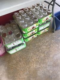 Ball canning jars - mostly pints - one set of quarts