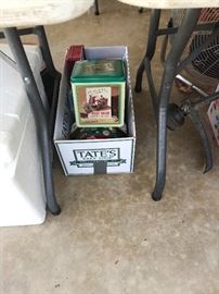 Several collector tins