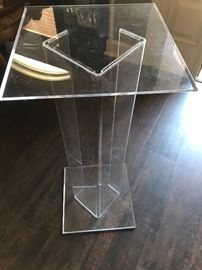 Lucite table