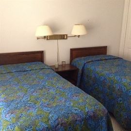 Two Twin Beds & Matching Night Stand.  Mattresses are in very good condition.