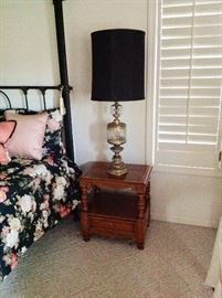 End Table and Lamp