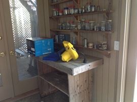 Potting Bench and Miscellaneous