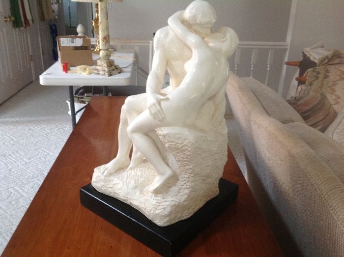 "The Kiss" Sculpture by Artist: Auguste Rodin