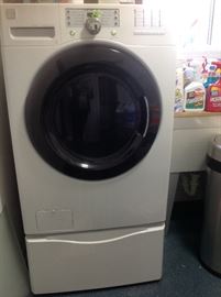 Kenmore Front Load Washer and Pedestal Base, Matching Dryer also available