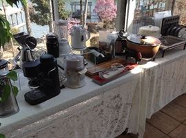 Several Small Kitchen Appliances