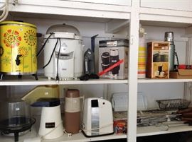 Small Kitchen Appliances in the Garage
