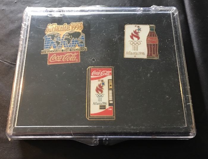 Sealed 1996 Atlanta Olympics Coca~Cola Pins