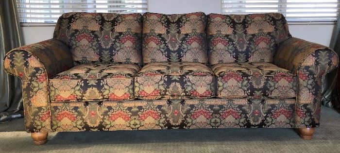 Custom Upholstered Sofa and Matching Loveseat (SOLD Separately) Photo does not do it justice! 