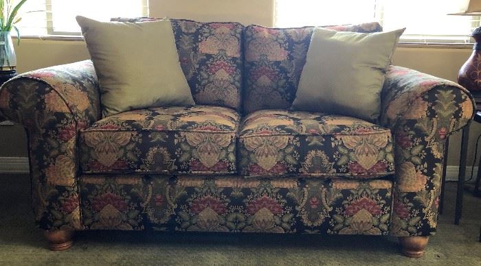 Custom Upholstered Sofa and Matching Loveseat (SOLD Separately) Photo does not do it justice! 