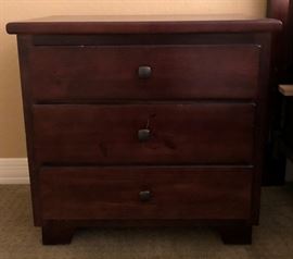 3-Drawer Nightstand (pair)