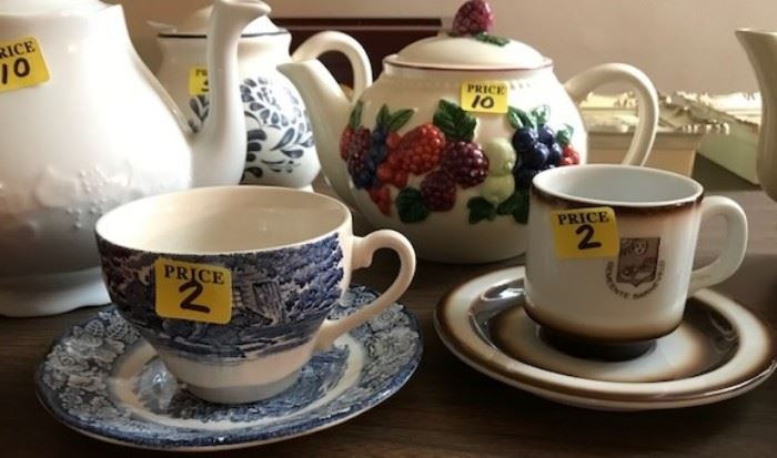 Tea Cups and Teapots
