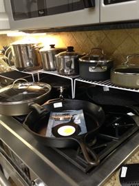 Skillets, pots, and pans