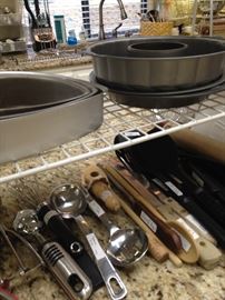 Baking items and utensils