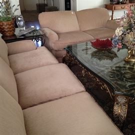 Great sofa and love seat - very good condition