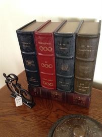 Set of faux books with drawers (great for hiding things)