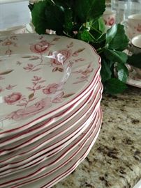 "Rose Garden" dishes - Homestead Collection includes cups & saucers, bowls, dinner plates, and more