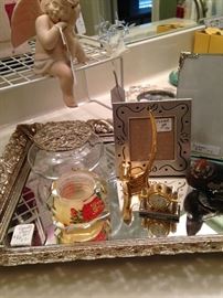 Vanity mirror and accessories