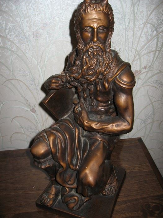 Aristotle bronze statue.