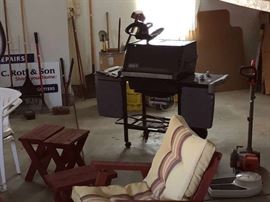 Grill and Outdoor Furniture