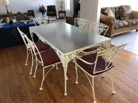 Nice Wrought Iron Set