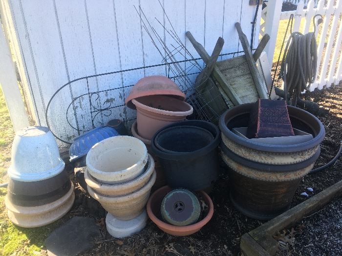 more pots/ planters