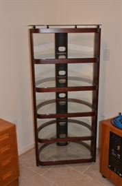 Bell'Oggetti audio stand matches TV stand 