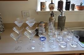 Various barware