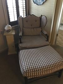 Great chair and ottoman