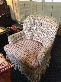 Pair of upholstered chairs
