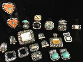 Dian Malouf rings, earrings, pins, pendants for all you Malouf lovers out there!!